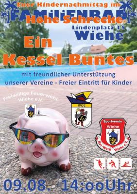 09.08.2026 ab 14:00 Uhr - Ein Kessel Buntes im Familienbad Wiehe