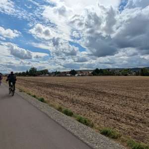 Radfahrer bei der Familien-Sternfahrt am 30.08.2025